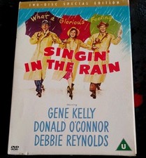 Singin' In The Rain DVD Gene Kelly 2 Disc Debbie Reynolds Classic 1952 Movie 