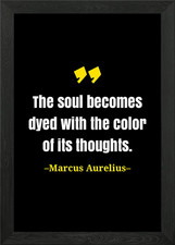 Marcus Aurelius quote Framed