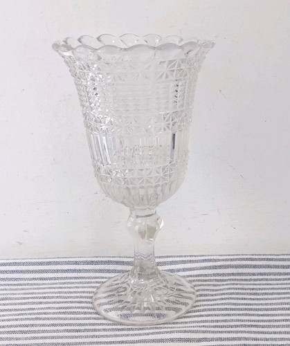 Victorian pressed glass footed - pressed,