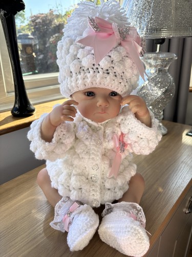 Baby bobble cardigan - bobble, beanie