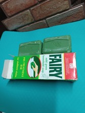 Fairy Mild Green Vintage Household Soap 2 x 155g stain pre treatment bars 310gl2