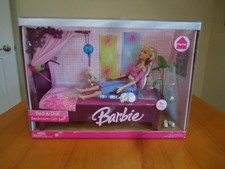 Mattel Barbie Bed & Doll