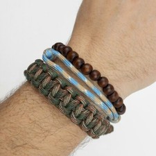 Venom Bracelet Set - Paracord Survival Bracelet - Mad Max Style - Handmade UK