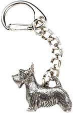 Scottie Dog Keyring Scottish Keychain Scotland Souvenir Bag Purse Charm Westie