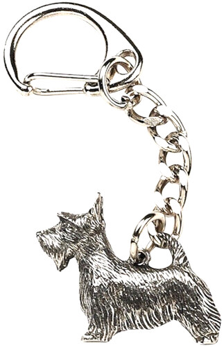 Scottie dog keyring scottish - scottie,