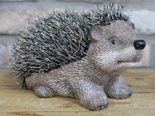 Rustic Resin Spiky Hedgehog Garden Ornament Sculpture Statue
