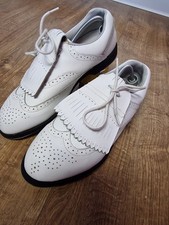 Vintage Stylo Golf Shoes White