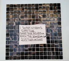 Vitreous  Glass Mosaic Tiles . 1 X Sheet As Shown  In Pictures