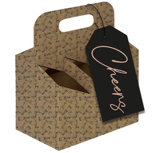 Beer bottle carrier with - beer,