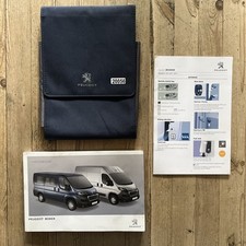14-21 PEUGEOT BOXER OWNERS HANDBOOK MANUAL PACK AND WALLET 2015 Ref20056