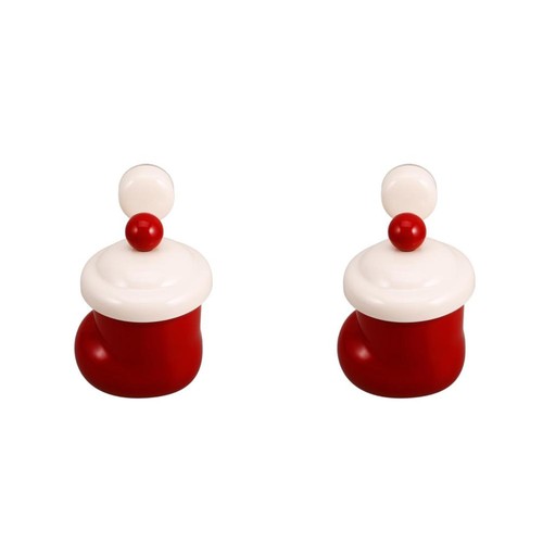 Red mini trash can with - red,