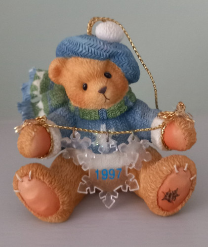 Cherished teddies bear with - cherished, "bear