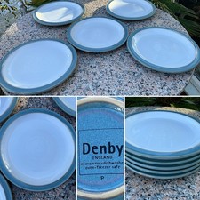 👀SET 5 Rare DENBY BLUE SIDE