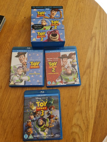 Toy story blu ray set - story,