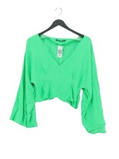 Zara Women's Top L Green 100%