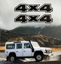 4x4 sticker x2, off road sticker, vinyl decal Dn03