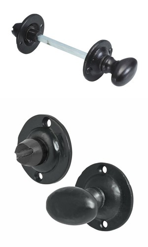 Black oval cast - black,