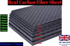 0.5mm -5.0mm Real Carbon Fiber