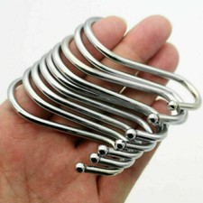 10pcs stainless steel hooks - steel,