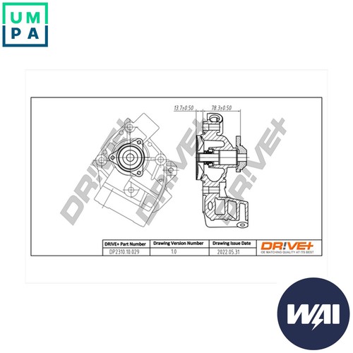Water pump engine - water,