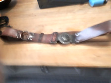 vintage boy scouts belt brown