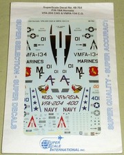 Microscale Decals 48-764 F/A-18A Hornet decal in 1:48 Scale