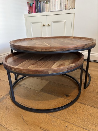 Nesting coffee tables set 2 - set,