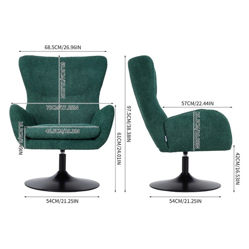 Lounge single chair - single, high