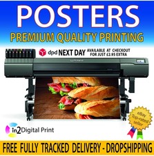 Vinyl Sticker Poster Printing - Self Adhesive A0 A1 A2 A3 A4 and more...