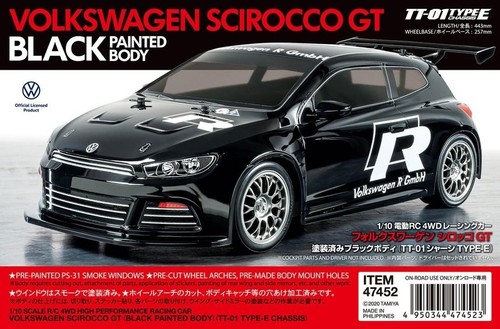 Tamiya scirocco gt black - tamiya, vw