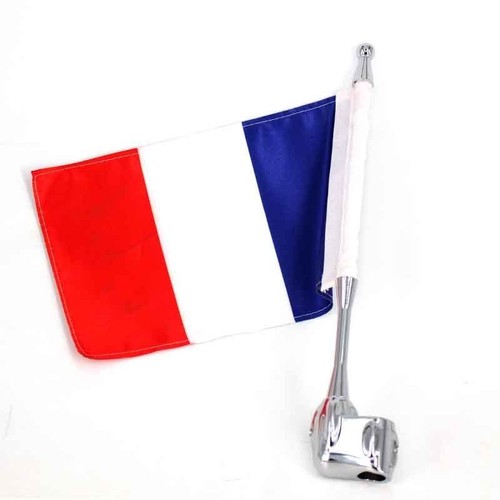Rear luggage rack - rear, flag