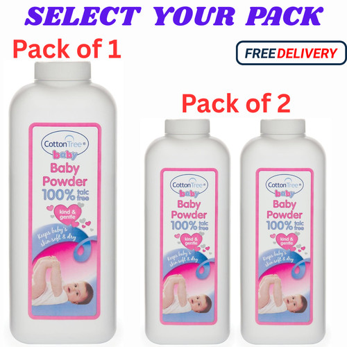 Cotton tree baby powder 100 - cotton,
