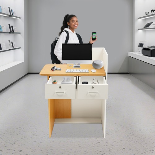 Max 200kg reception desk led - max, w/led