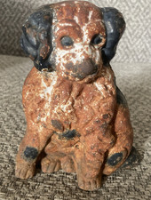 VINTAGE DOG DOOR STOP CAST IRON WEDGE HOUSE HOME SHED