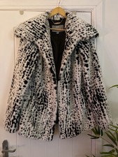 Dennis Basso Black/White Faux