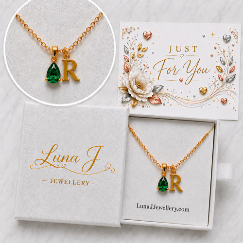 Custom initial birthstone - custom,