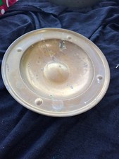 Art deco brass flat - brass, sheild