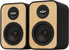 House of Marley Uplift Bookshelf Bluetooth Speakers With Active Hifi