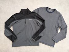 Eddie Bauer Sweatshirt Top Mens Small Freeheat Fleece Outdoor Sports Bundle of 2