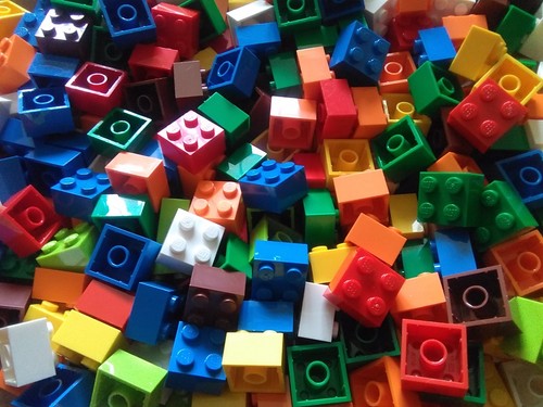 Lego 2x2 bricks mixed - 2x2, colours