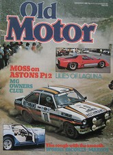 Old Motor magazine December 1980 featuring Marcos GT, Ford Escort, Aston Martin