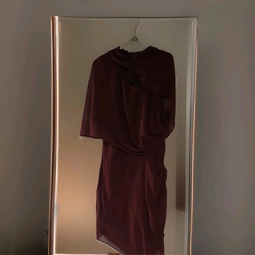 Very burgundy shift dress - very,