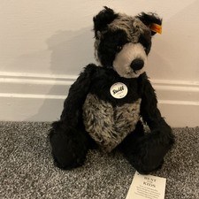 Steiff For Kids Rico Panda Teddy Bear Mohair 33cm Tag Button Excellent Condition