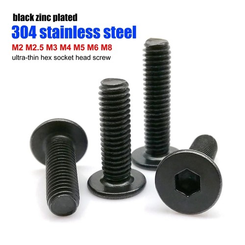 Flanged button screws - ,