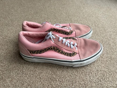 Vans pink leopard print - leopard,