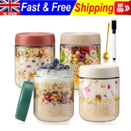 4pcs 500ml oats jar leak - 500ml, leak-proof