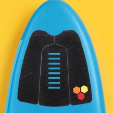 Surfboard deck traction pad - traction,