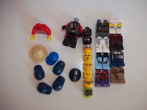 Lego minifigure spares - spares, various