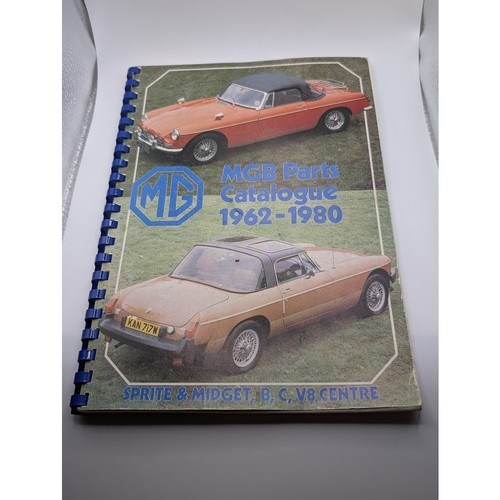 Mgb parts catalogue - mg,