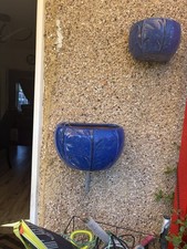 2 Blue Gloss Ceramic Wall
